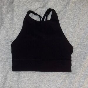Black lululemon workout top